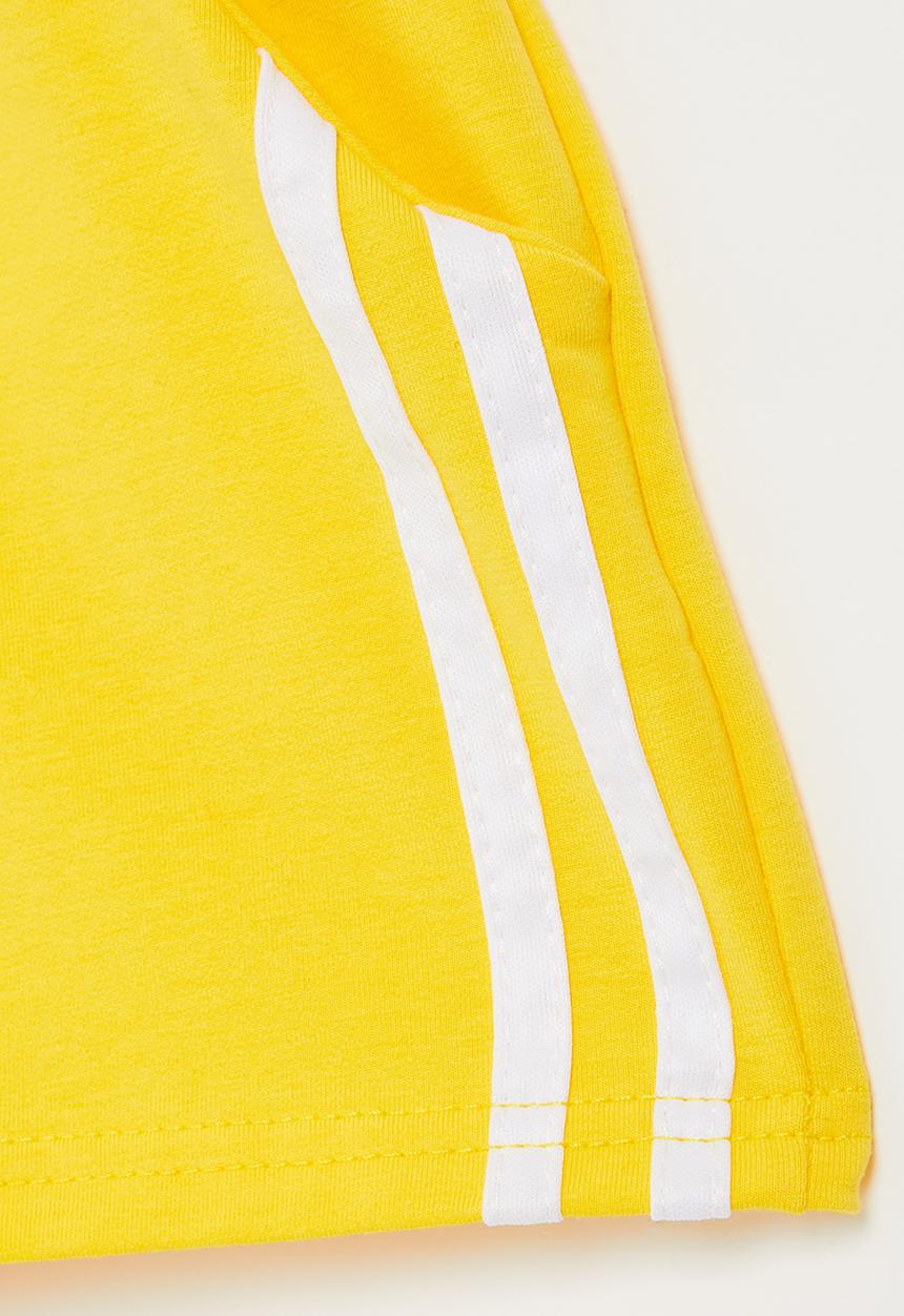 Pop Candy - Girls fleece shorts - yellow
