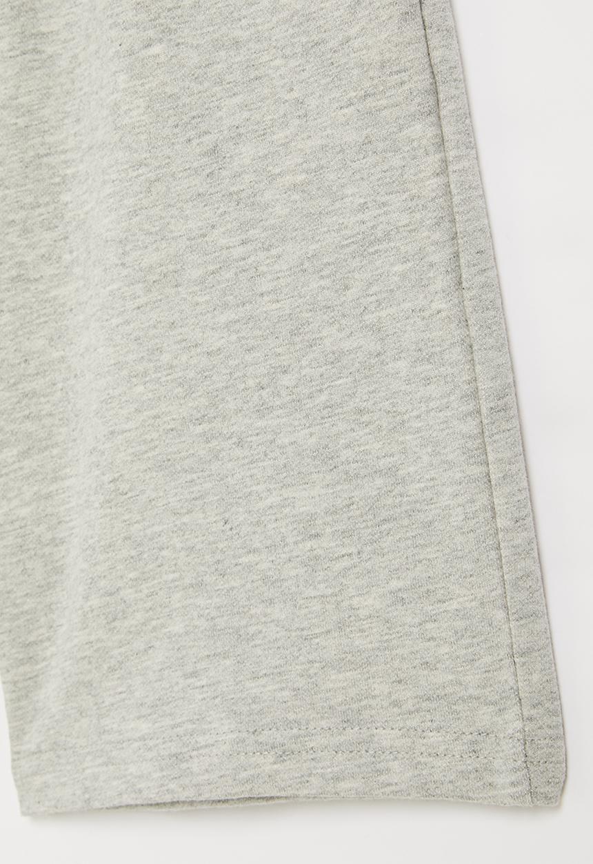 Pop Candy - Boys plain fleece shorts - grey melange
