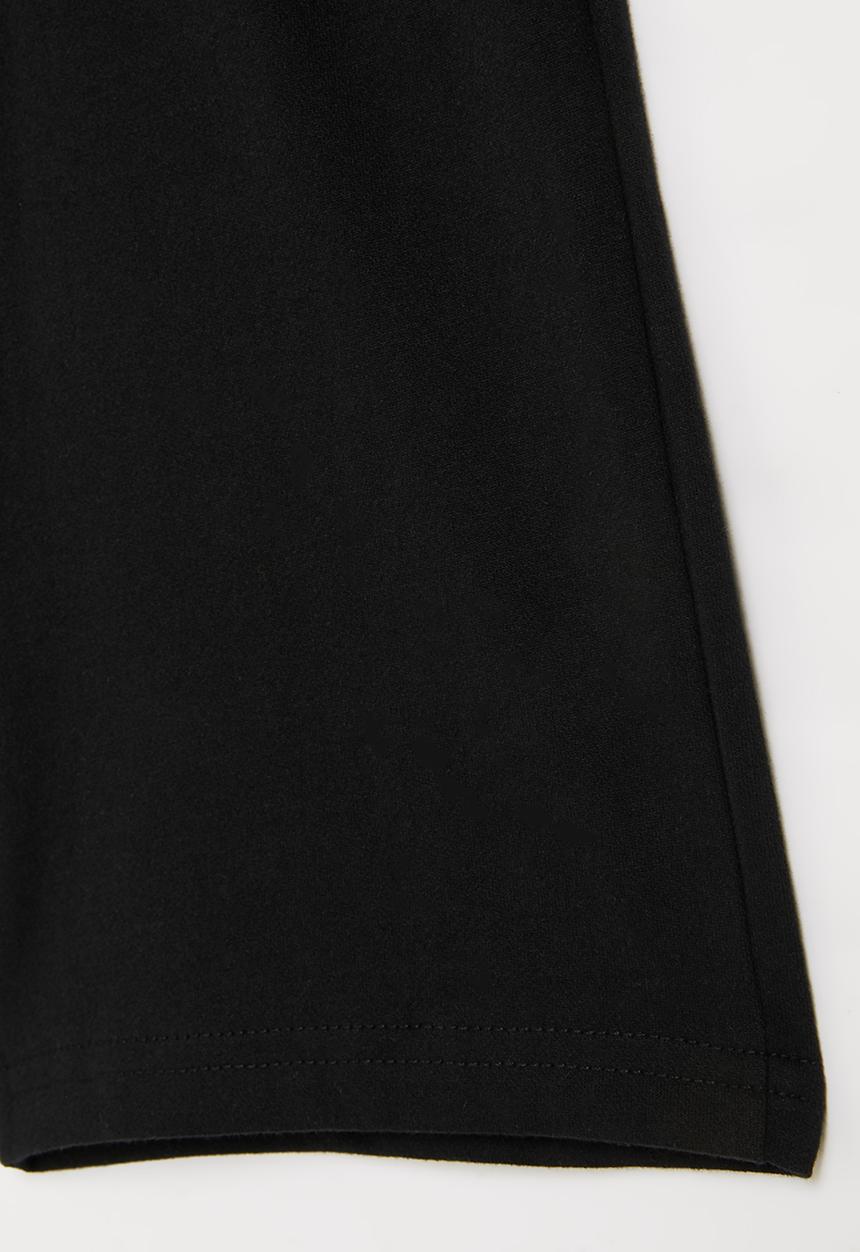 Pop Candy - Boys plain fleece shorts - black