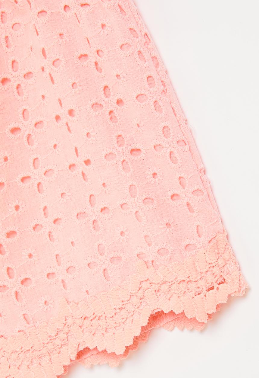 Pop Candy - Broderie Anglaise shorts - pink