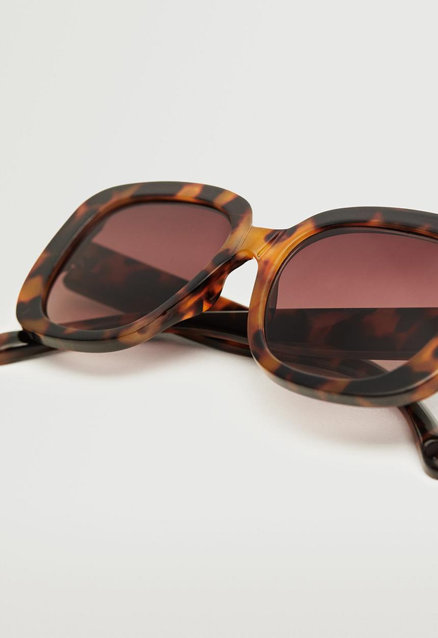 MANGO - Acetate frame sunglasses - chocolate