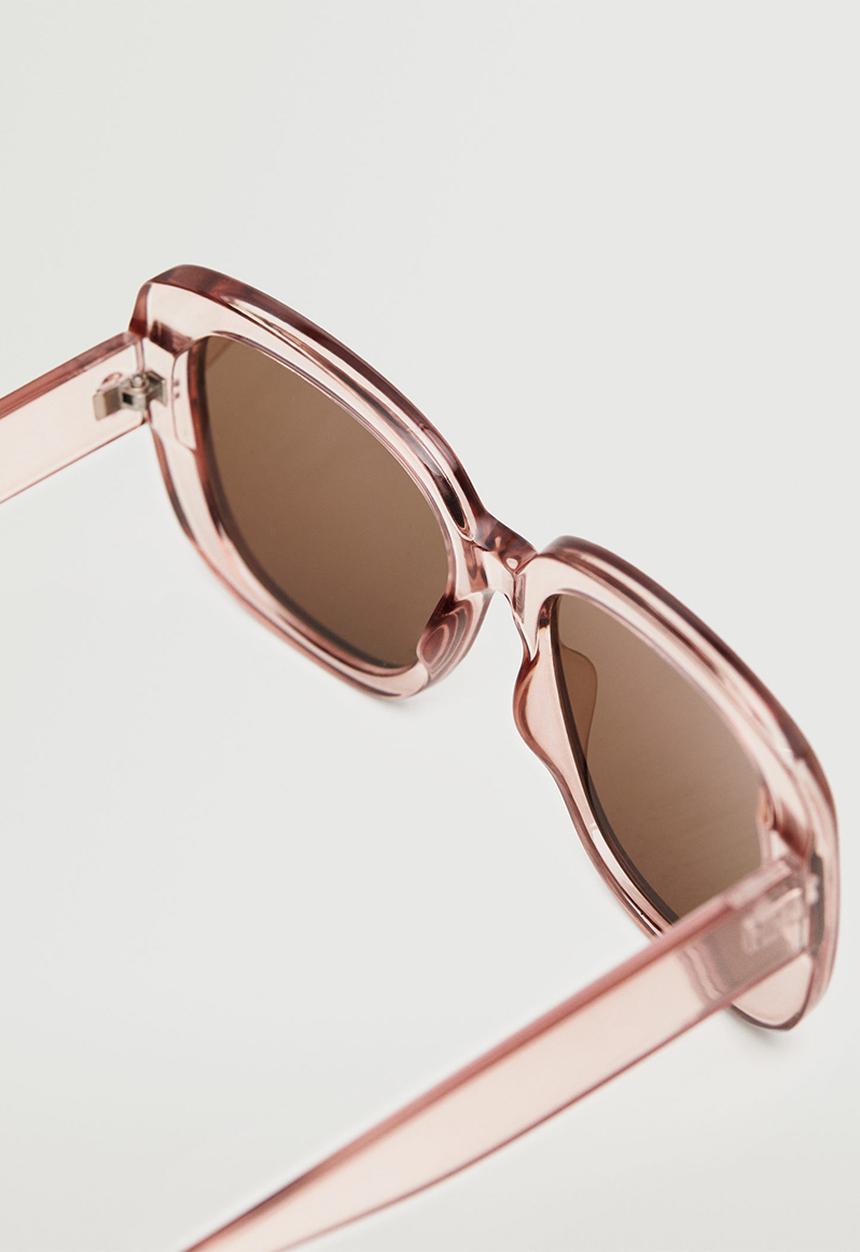 MANGO - Acetate frame sunglasses - light pink