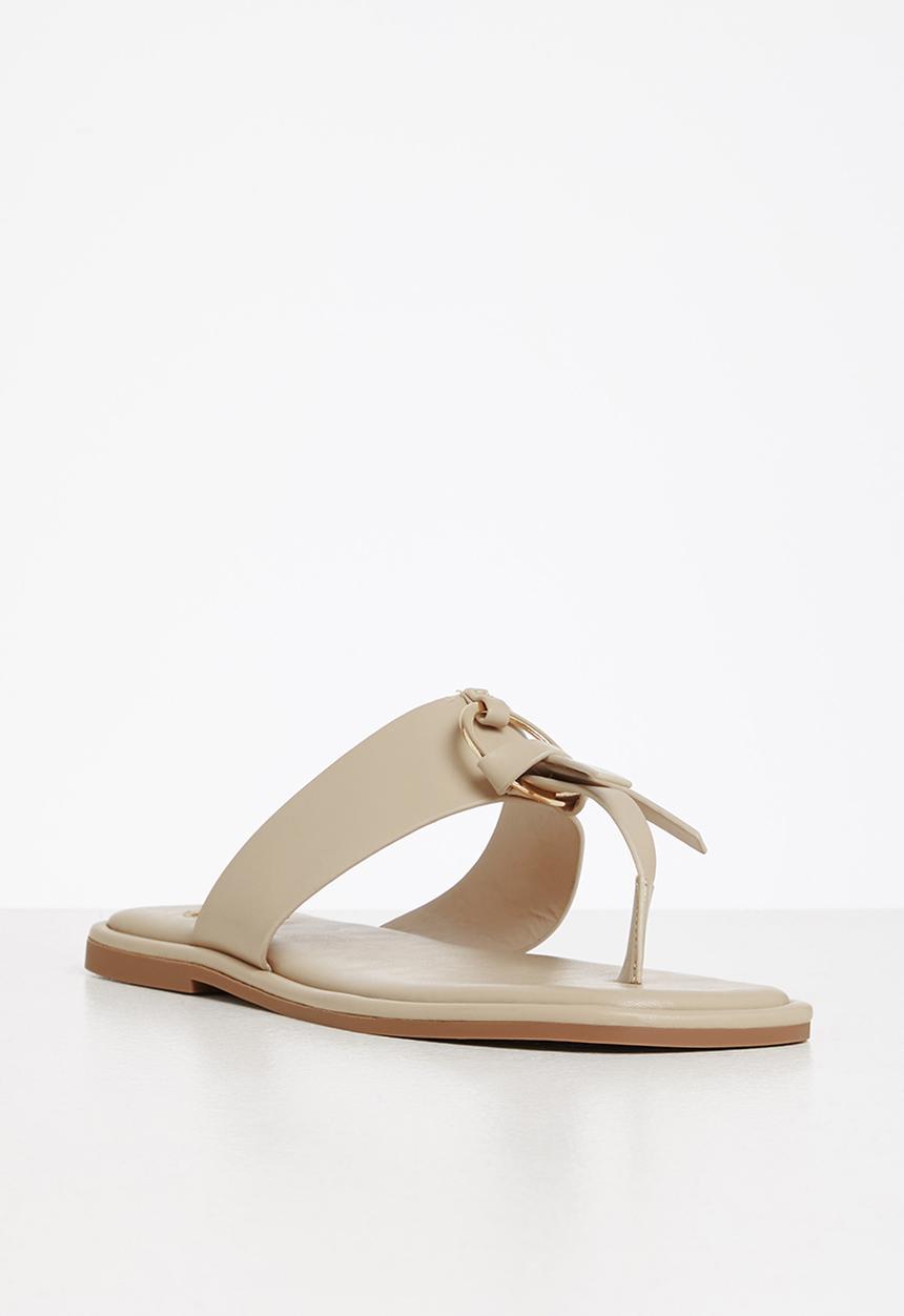 Footwork - Kinn t-bar sandal - beige