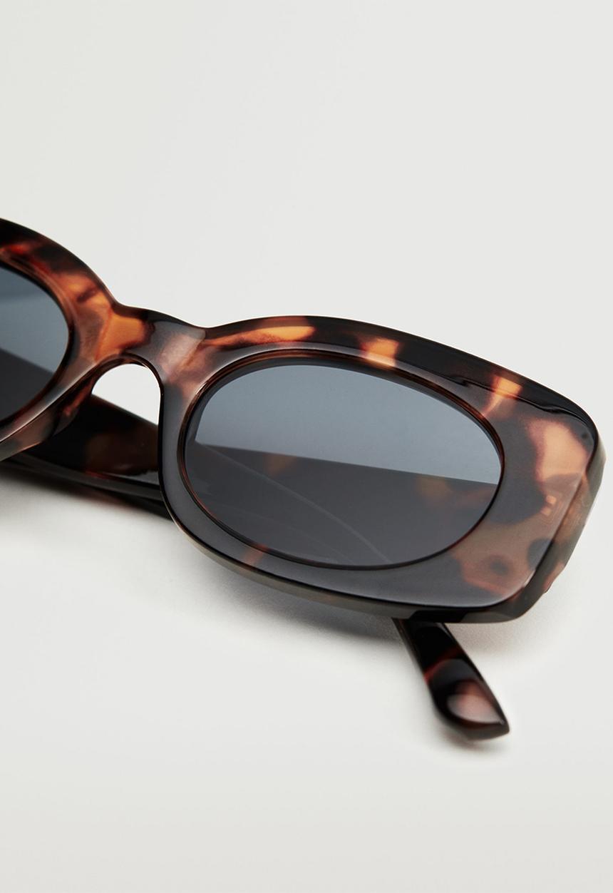 MANGO - Acetate frame sunglasses - chocolate