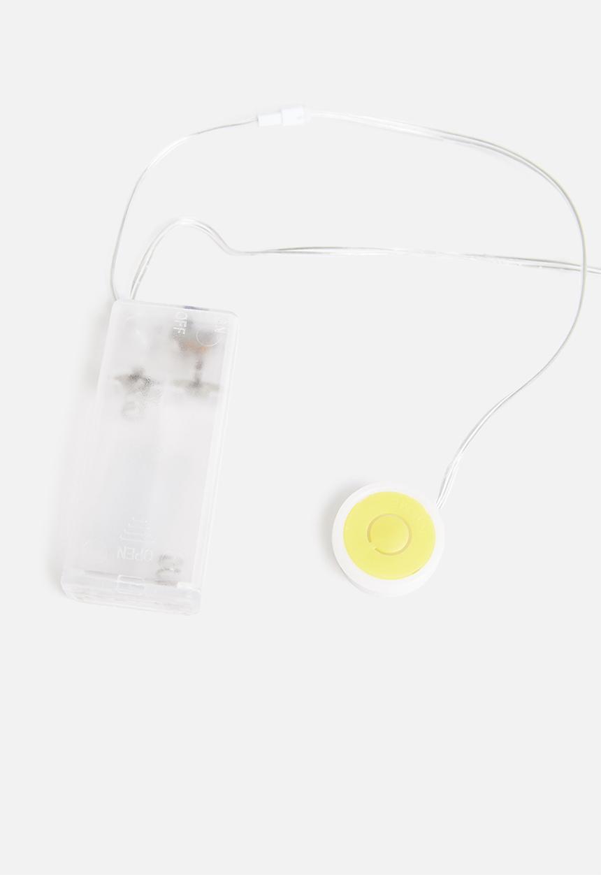 H&S - Photo wire light with clips - multi 