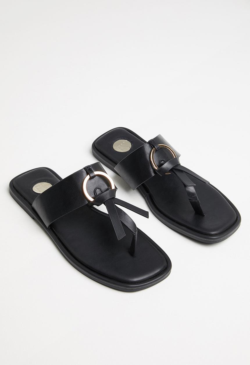 Footwork - Kinn t-bar sandal - black