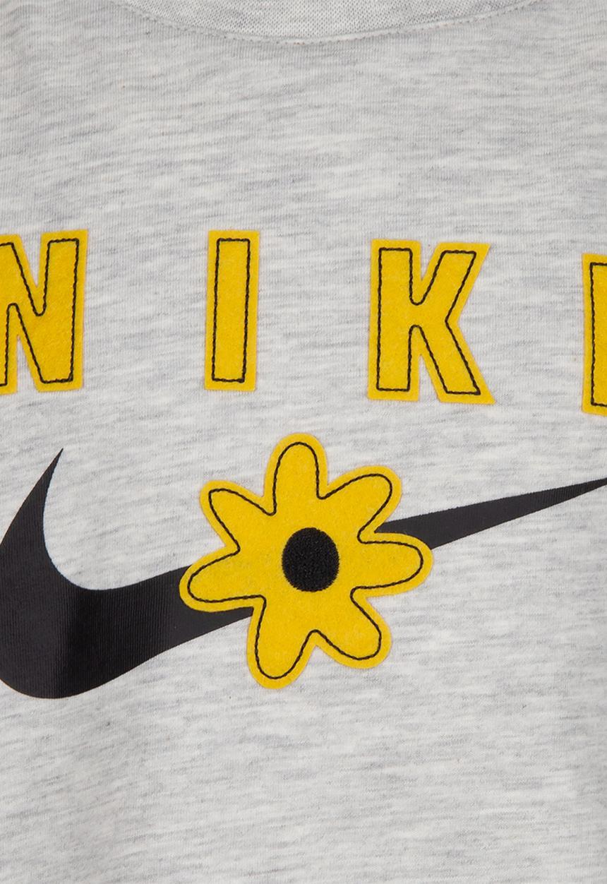Nike - Nkg sport daisy boxy top - grey heather