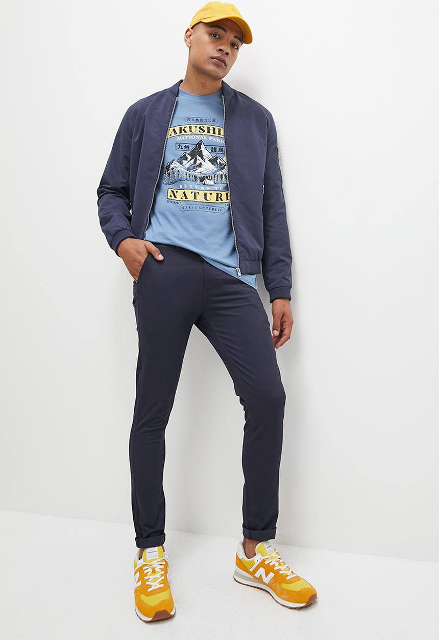 STYLE REPUBLIC - Marshall skinny chino - navy