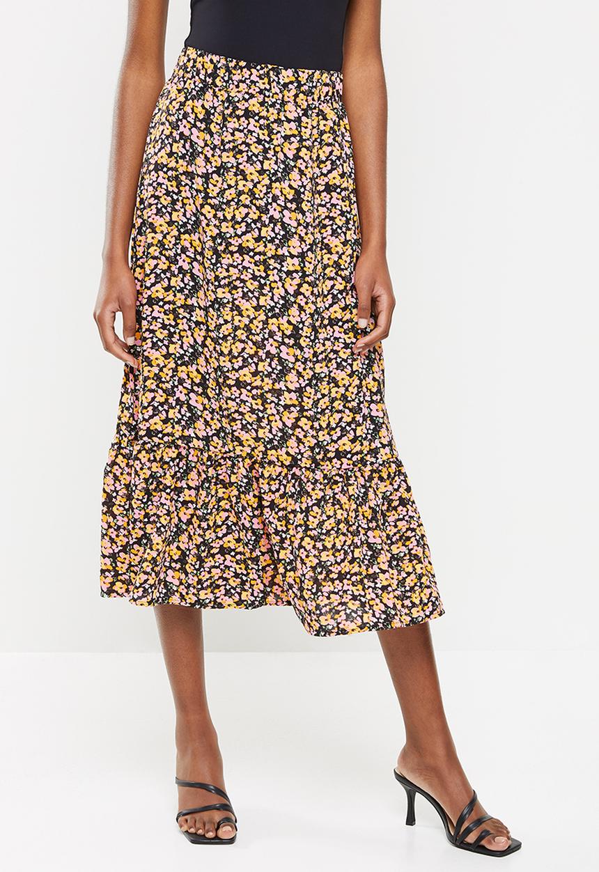 Jacqueline de Yong - Nolia midi skirt - multi