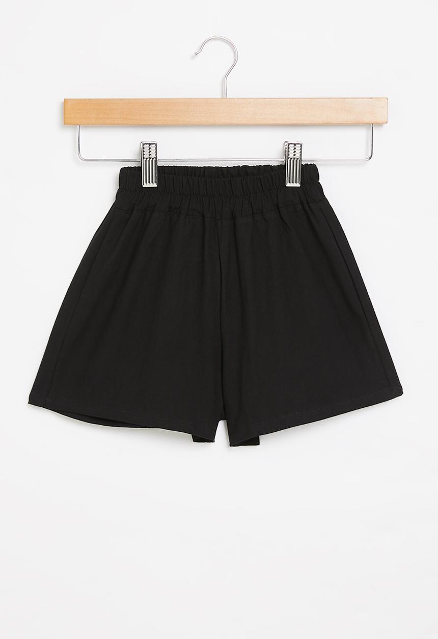 Pop Candy - Shorts with elastic waist - black