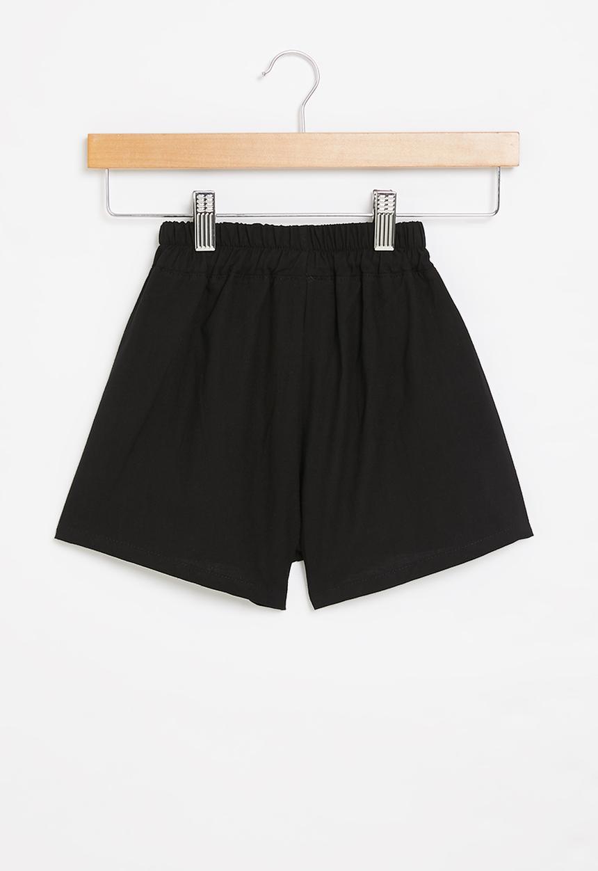 Pop Candy - Shorts with elastic waist - black