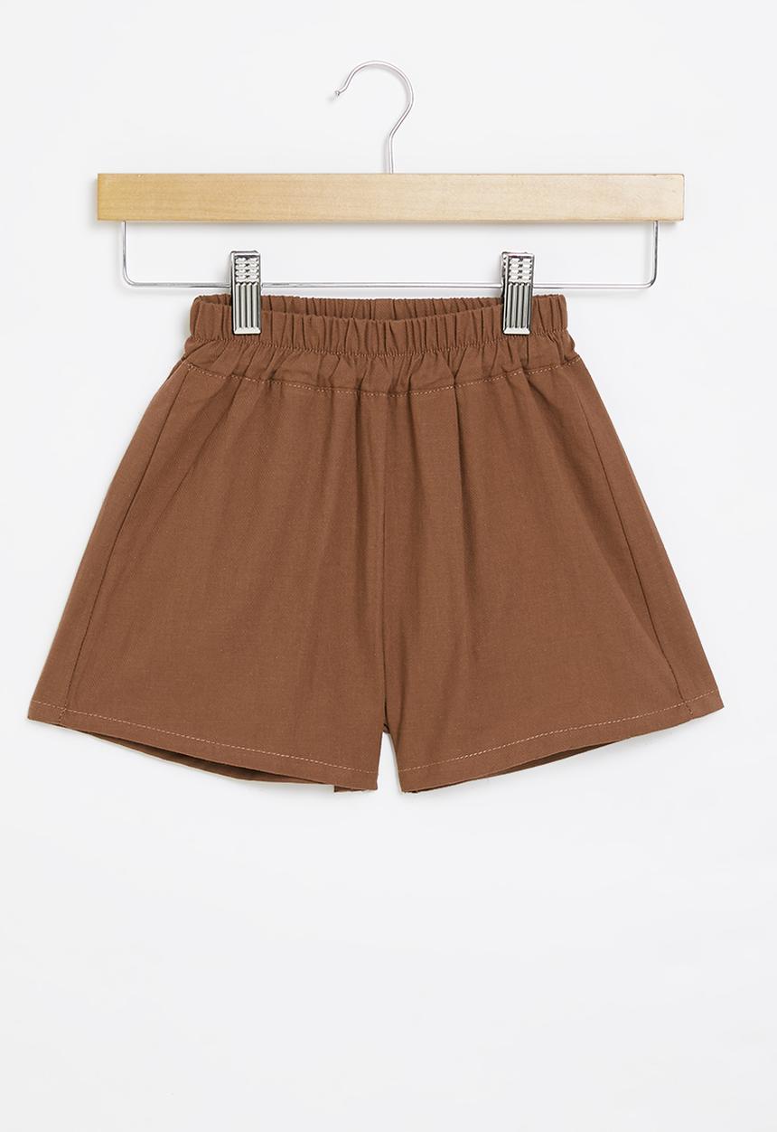 Pop Candy - Shorts with elastic waist - rust