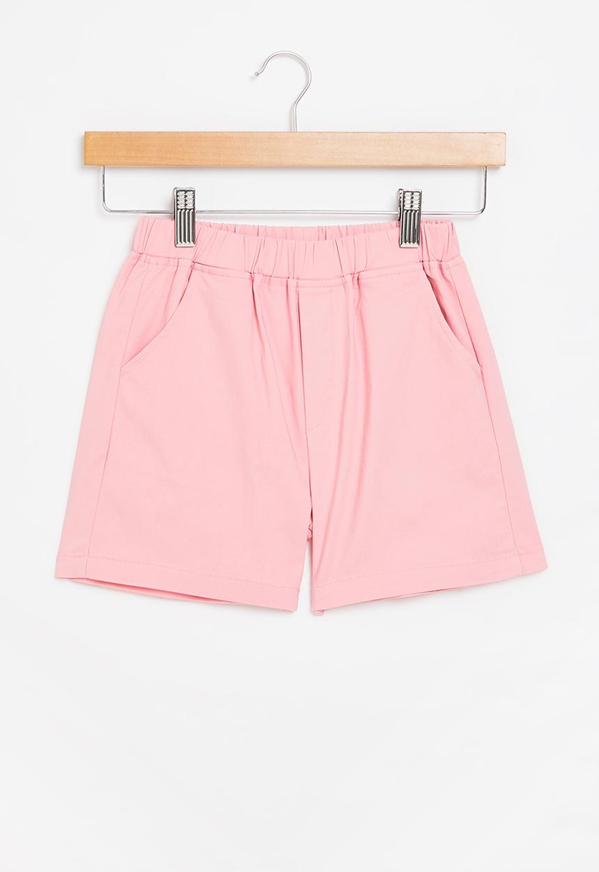 Pop Candy - Girls elastic waist shorts - pink