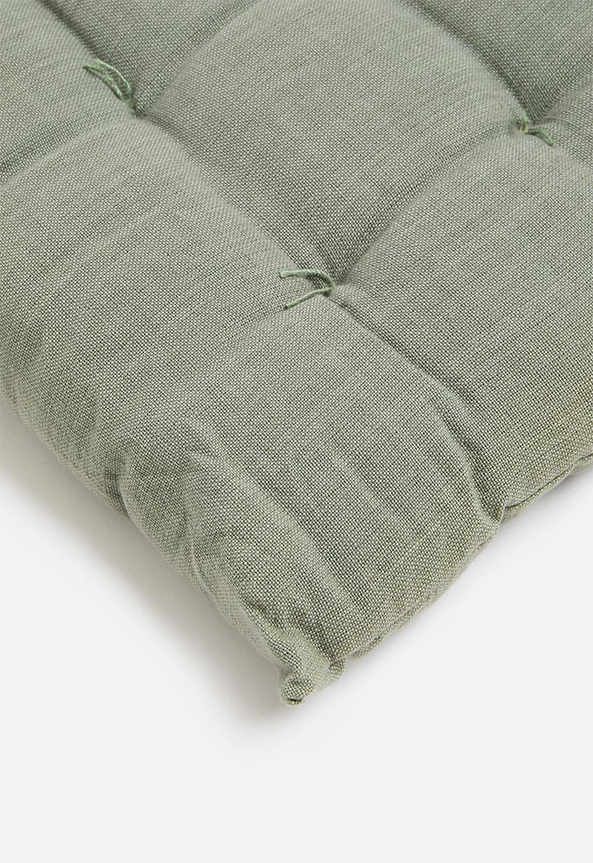 H&S - Set of 2 chair pad - green