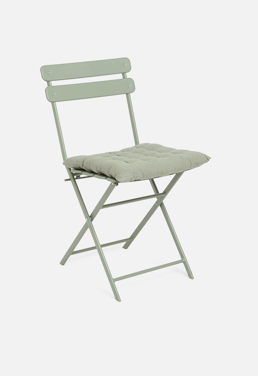 H&S - Set of 2 chair pad - green