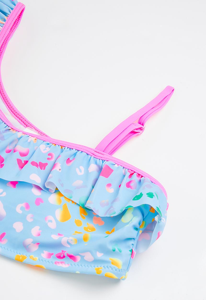 Rebel Republic - Girls one arm bikini set - multi