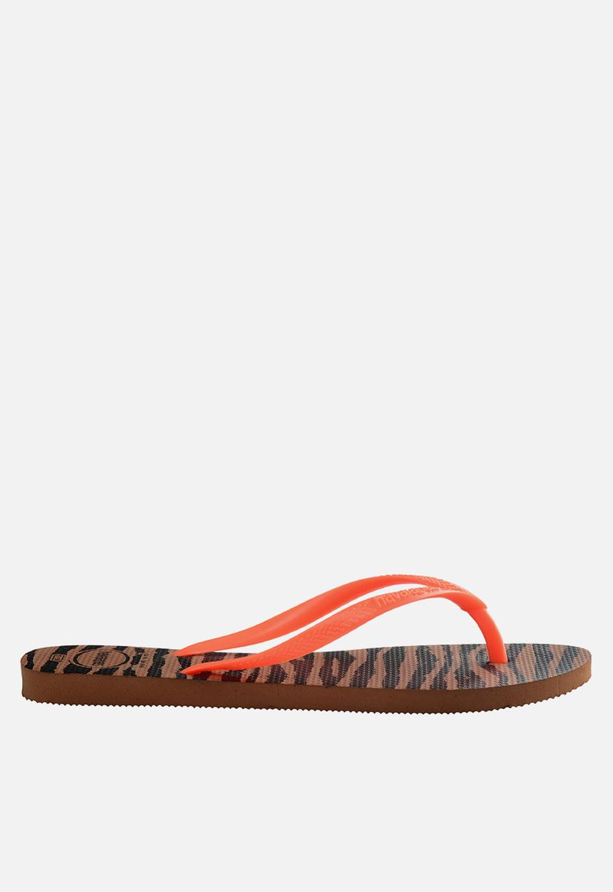 Havaianas - Slim animals - rust & orange
