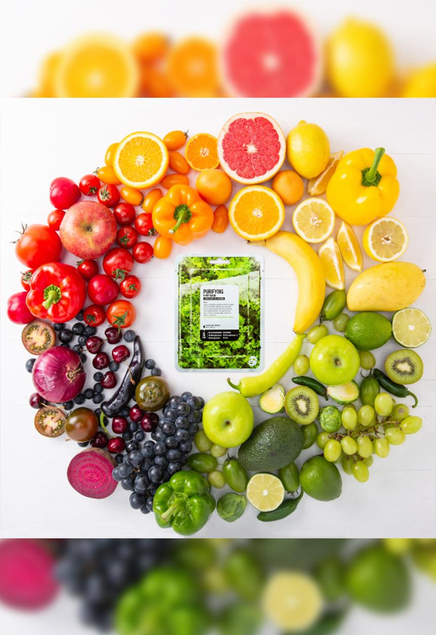 Super Food Salad For Skin Facial Sheet Mask - Kale