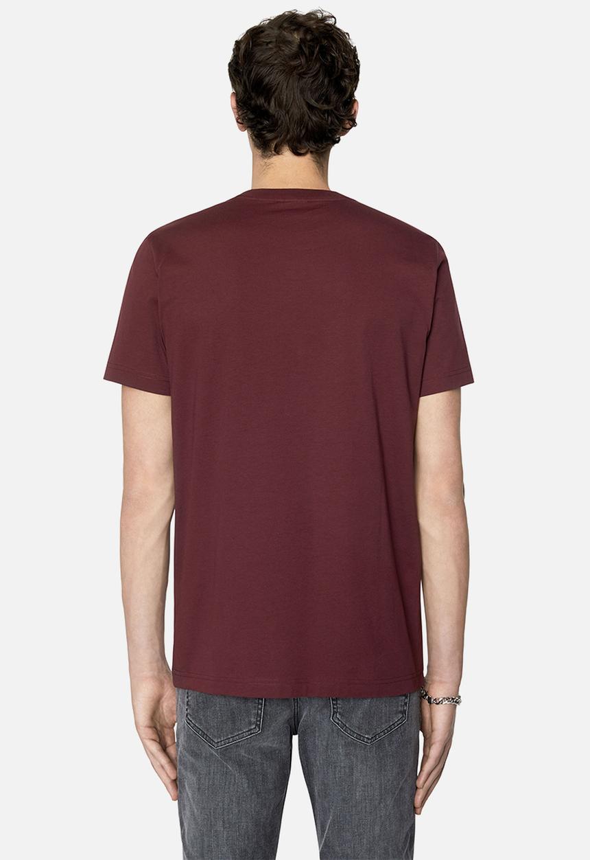 Diesel  - T-diegor-d short sleeve tee - burgundy