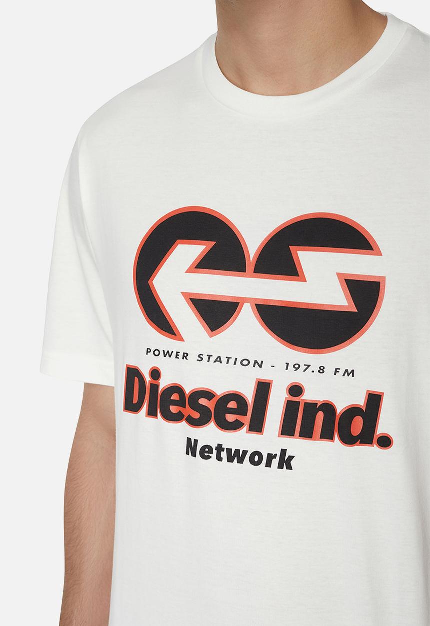 Diesel  - T-just-e18 short sleeve tee - ecru