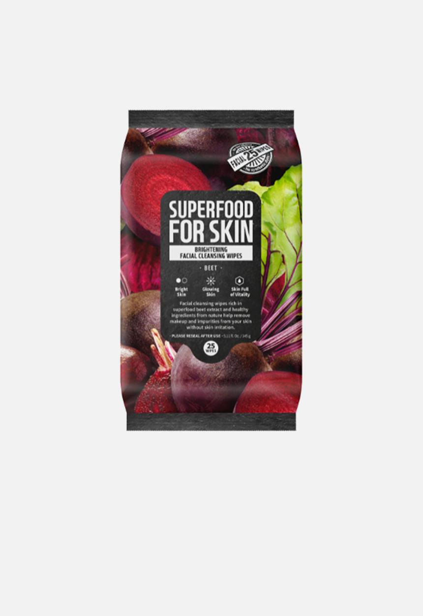 FARMSKIN - Super Food For Skin Cleansing Wipes - Beet