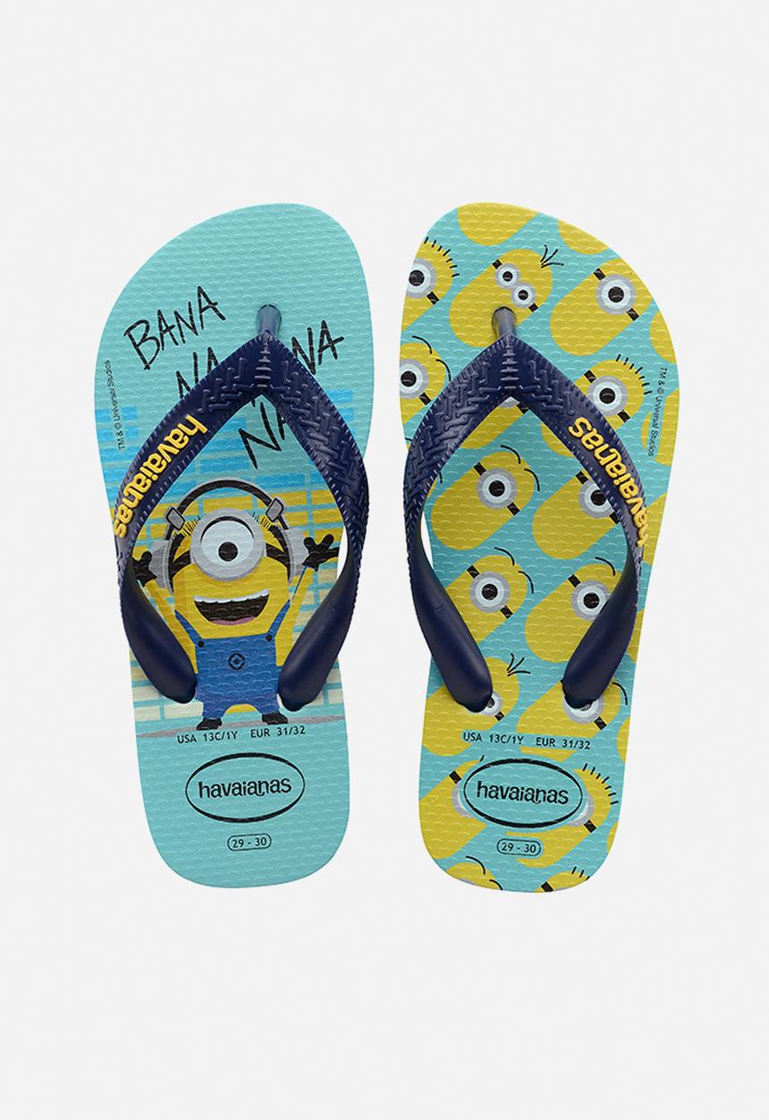 Havaianas - Kids minions - blue & yellow