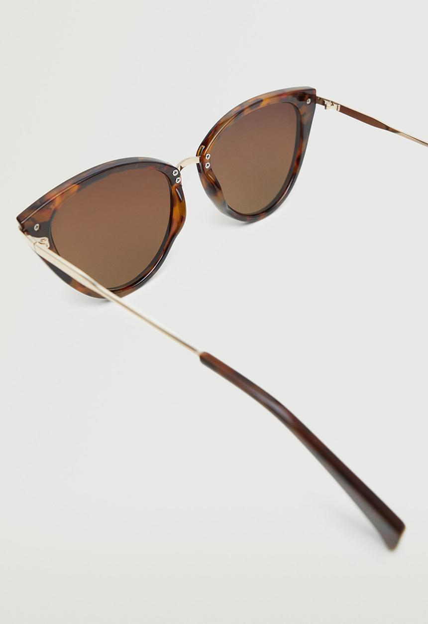 MANGO - Acetate frame sunglasses - chocolate