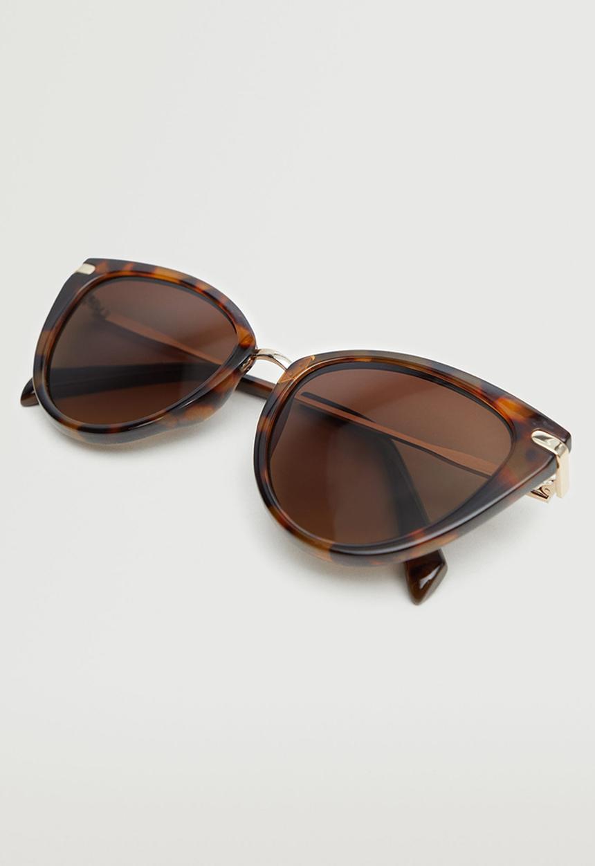 MANGO - Acetate frame sunglasses - chocolate
