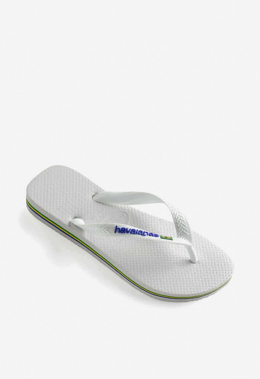 Havaianas - Brazil logo – white