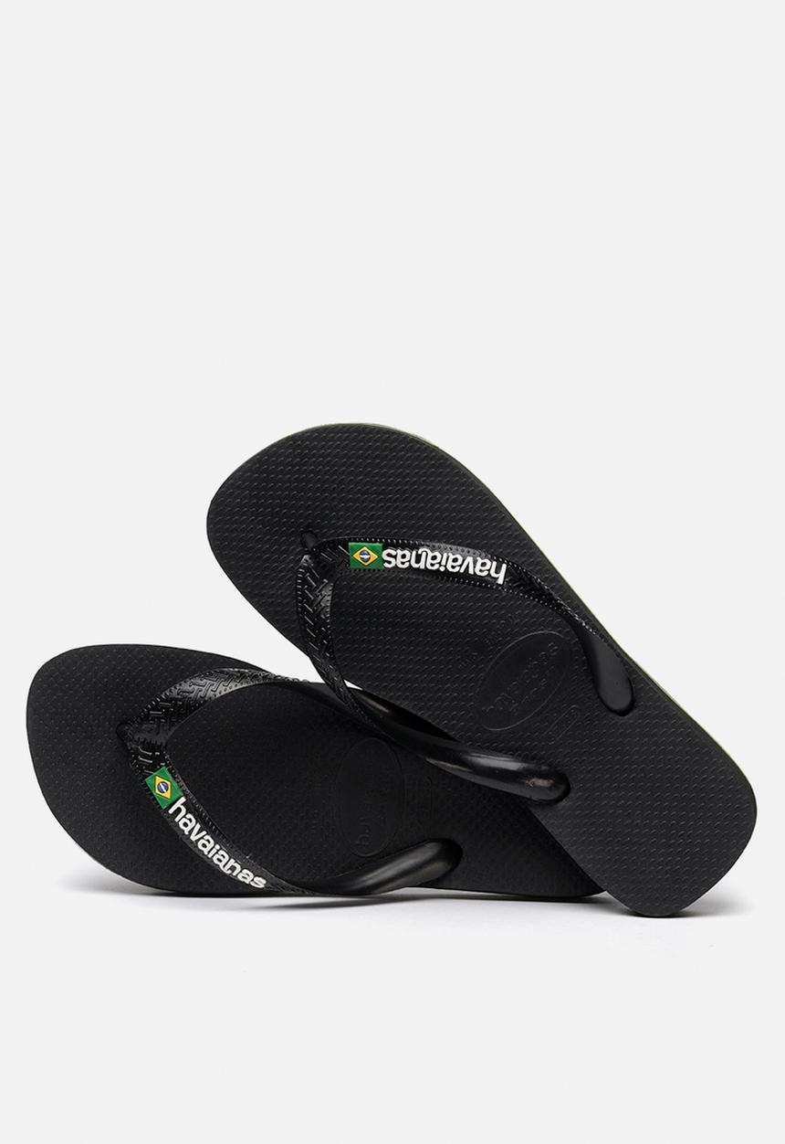 Havaianas - Brazil logo - black