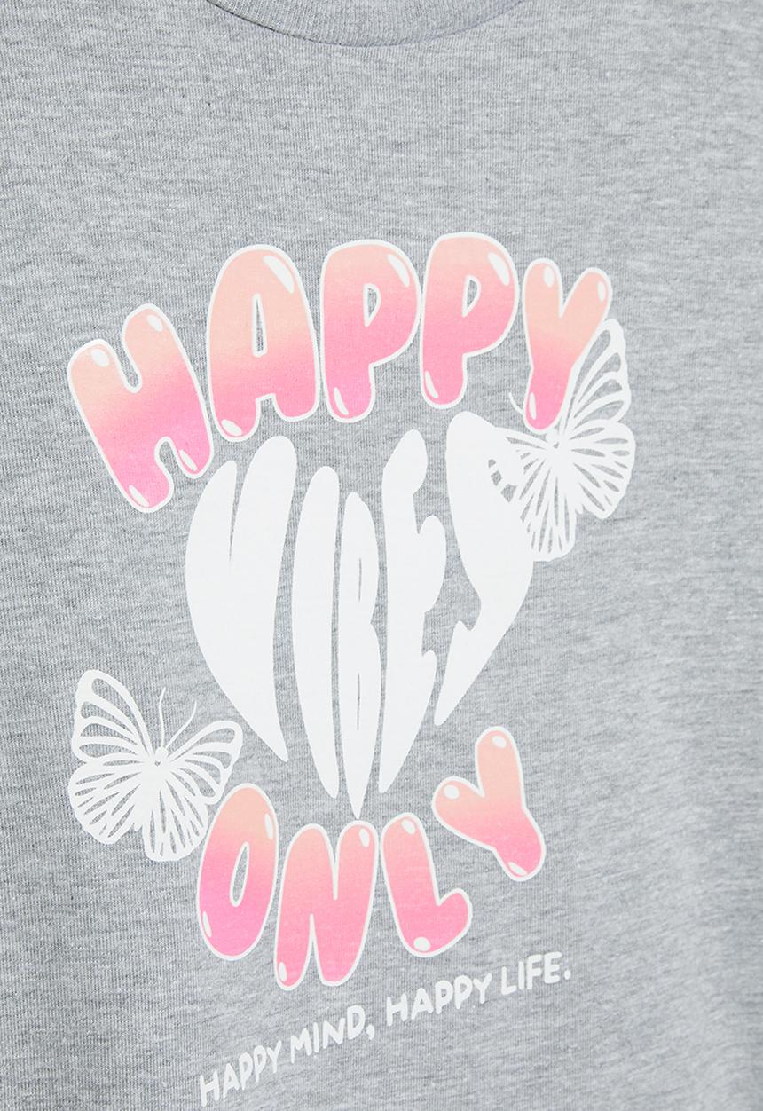 Superbalist - Graphic t-shirt - grey melange