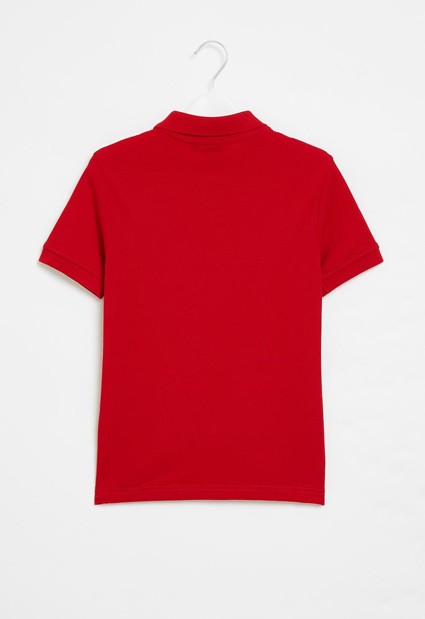 POLO - Boys classic short sleeve golfer - red