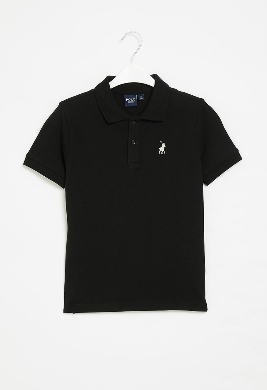 POLO - Boys classic short sleeve golfer - black