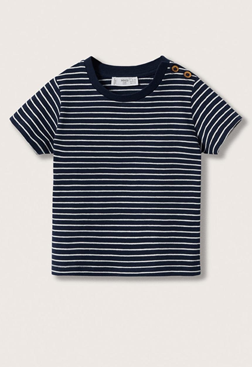 MANGO - T-shirt robbie - navy