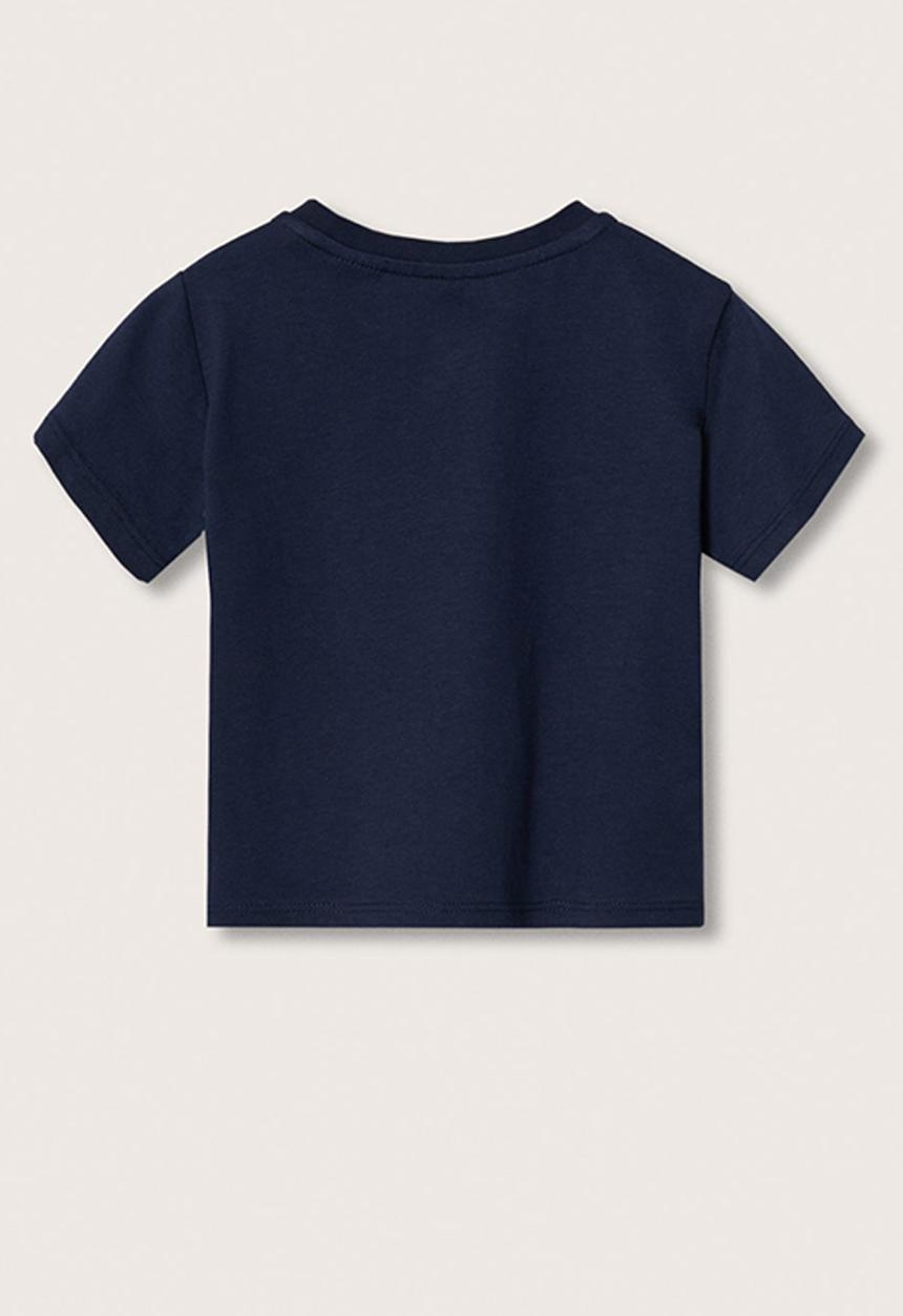 MANGO - T-shirt playa - navy
