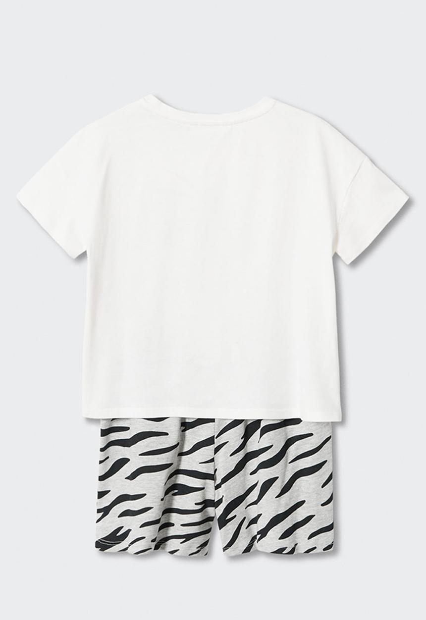 MANGO - Pyjamas zebra - medium grey