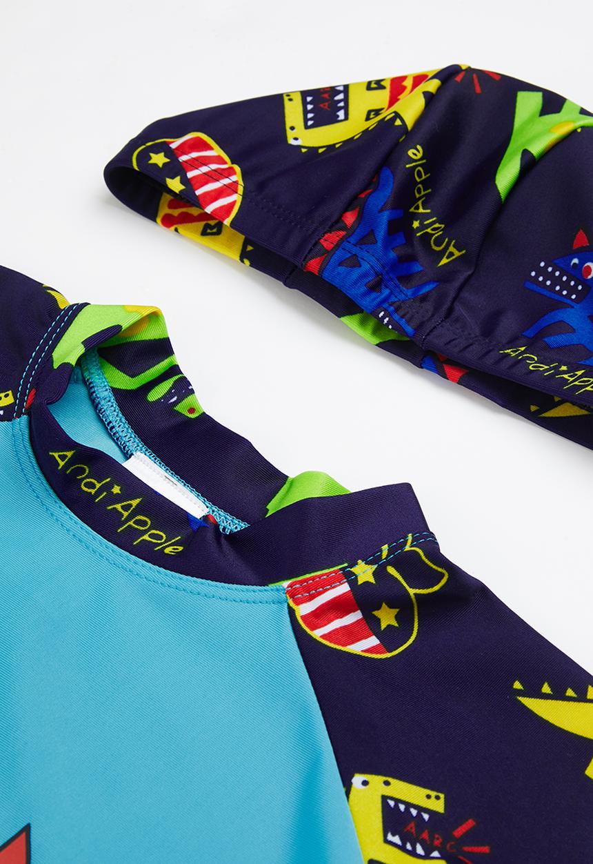 Pop Candy - Boys dino swim set - blue