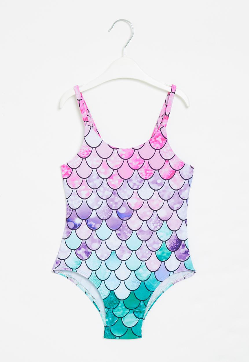 Rebel Republic - Girls printed one piece swimsuit - multi