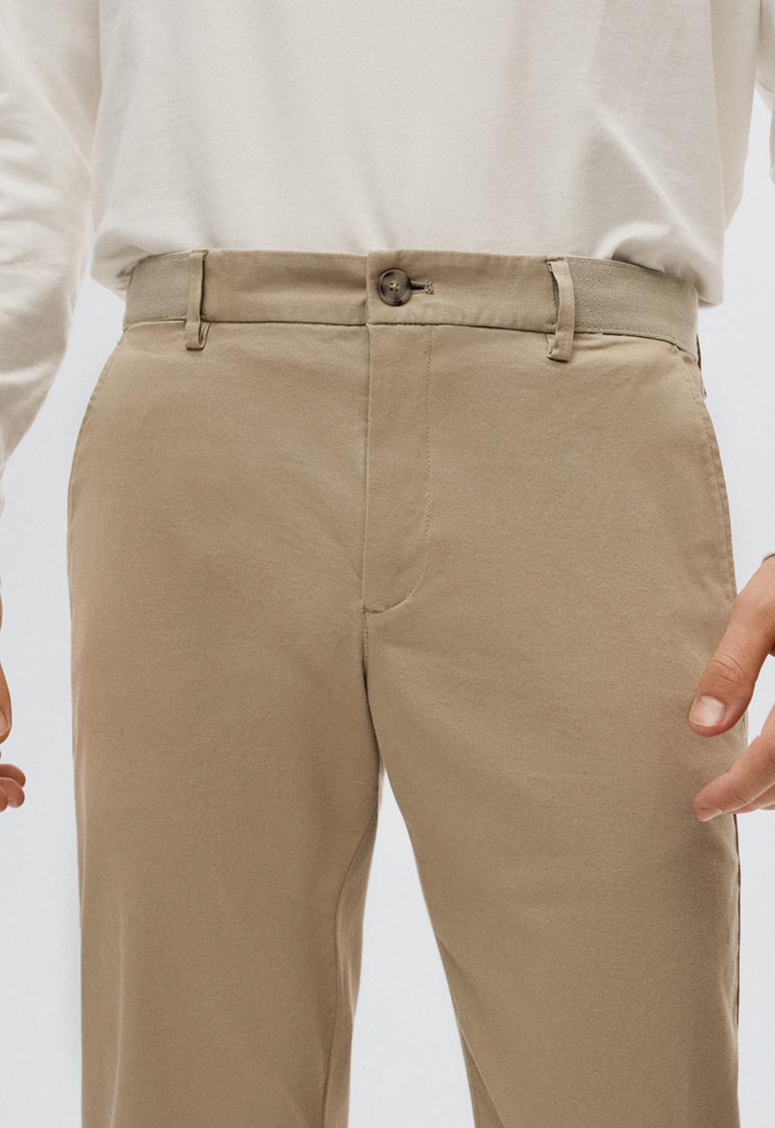 MANGO - Prato trouser - beige