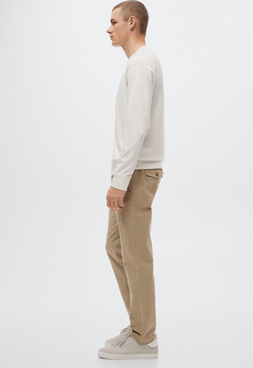 MANGO - Prato trouser - beige