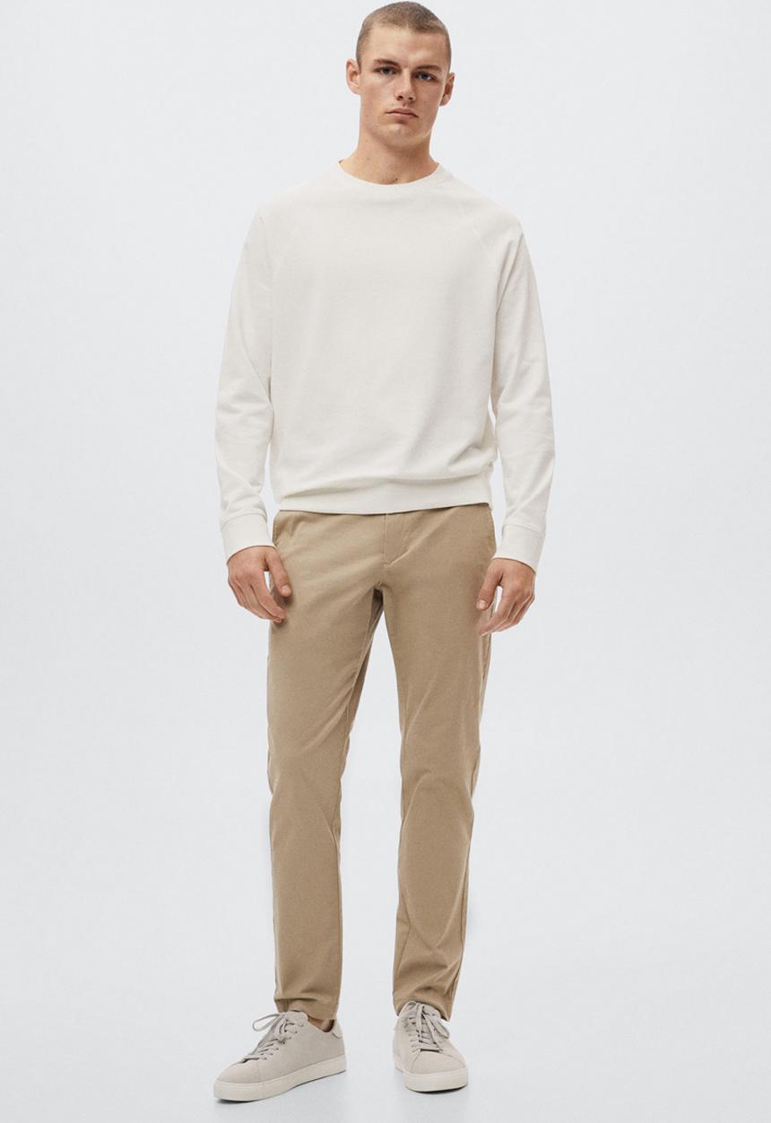 MANGO - Prato trouser - beige