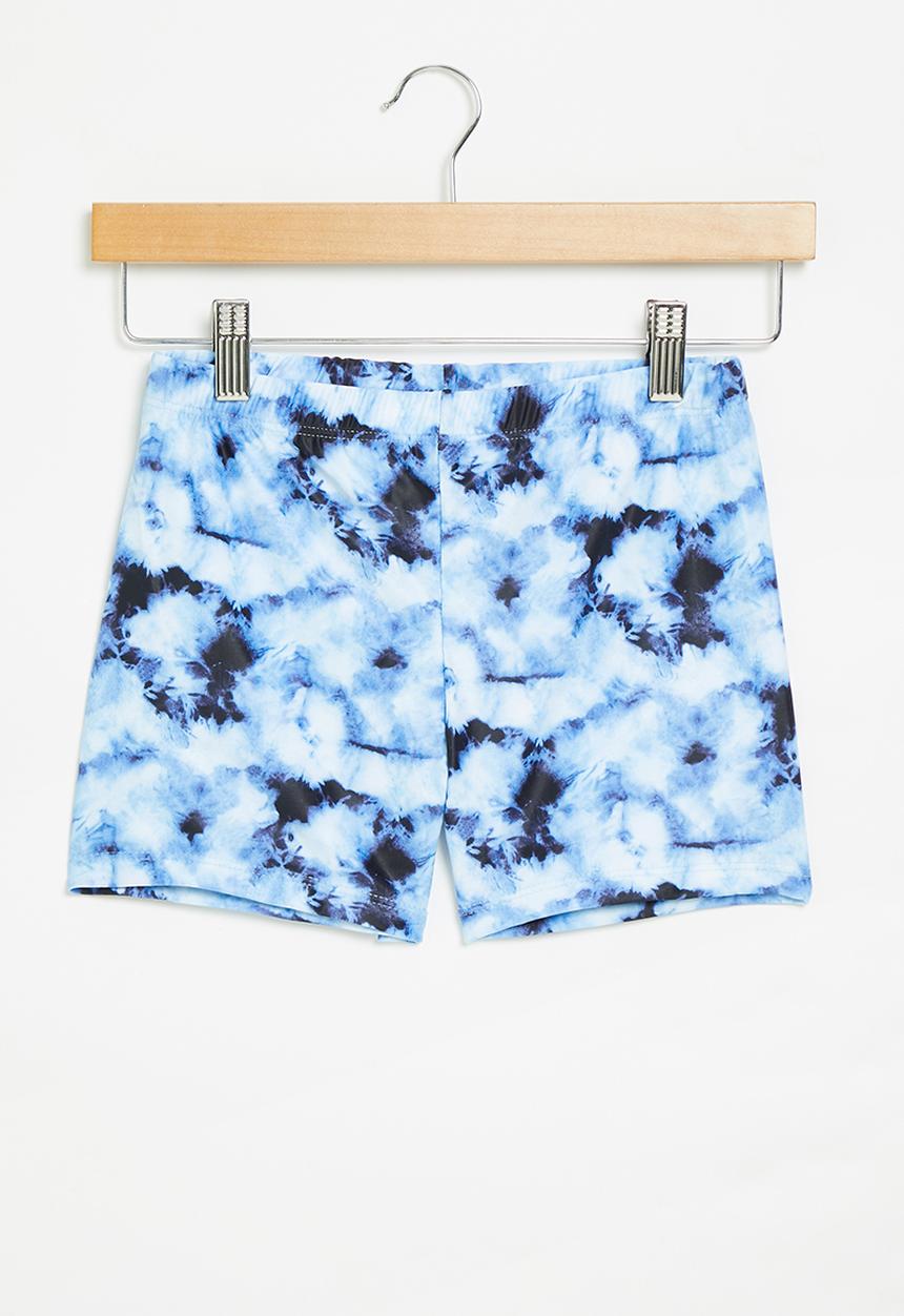 Rebel Republic - Boys tie dye swim shorts - blue