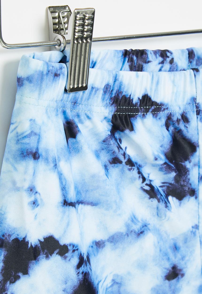 Rebel Republic - Boys tie dye swim shorts - blue