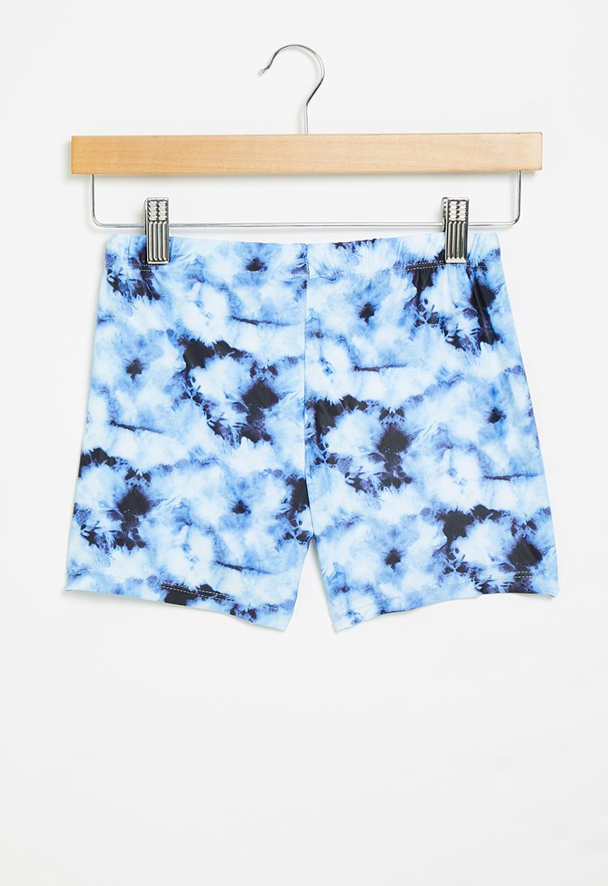 Rebel Republic - Boys tie dye swim shorts - blue
