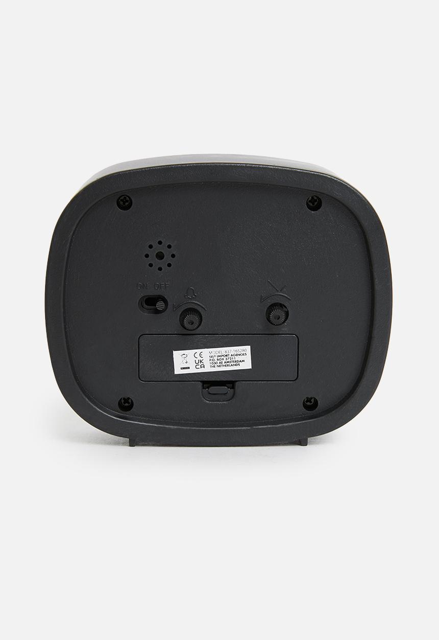 H&S - Alarm clock - black