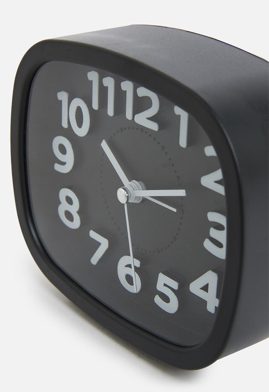 H&S - Alarm clock - black