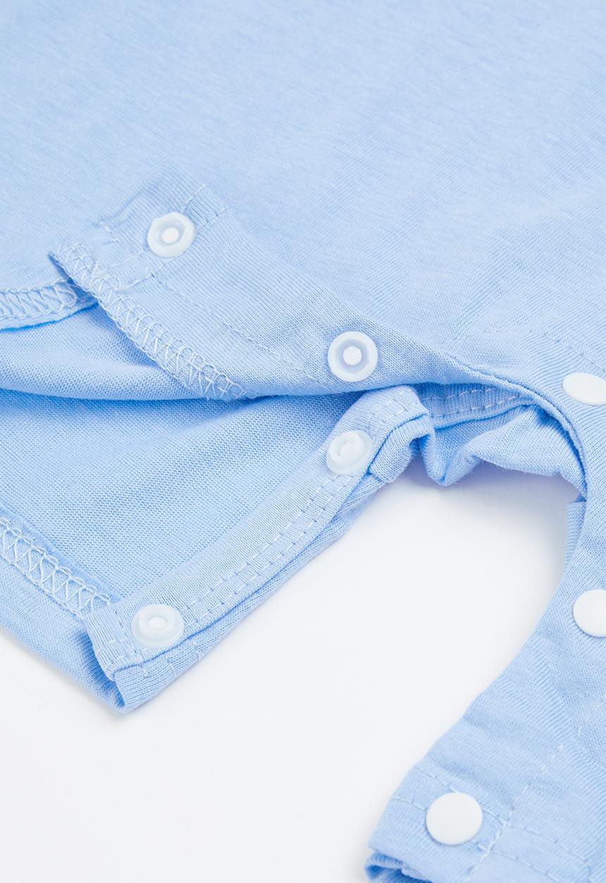 Pop Candy - Boys golf babygrow - light blue