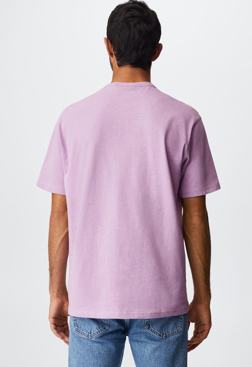 MANGO - T-shirt . anouk - purple 