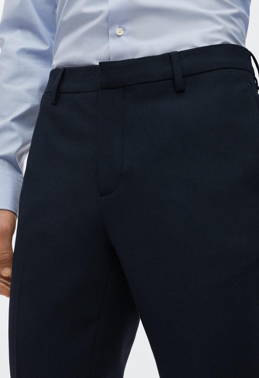 MANGO - Paulo smart trousers - navy