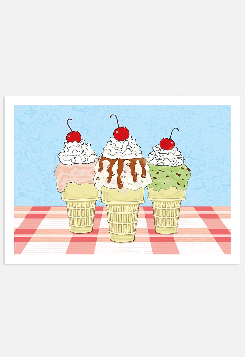 Zachary Kiernan - Ice Cream Poster